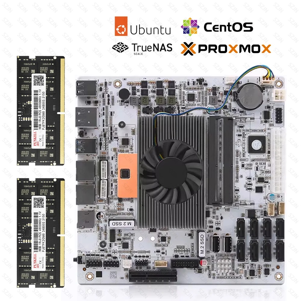 Mini Itx Dual 2.5G Nas Motherboard - Carte mère NAS I5-8265U ES 8